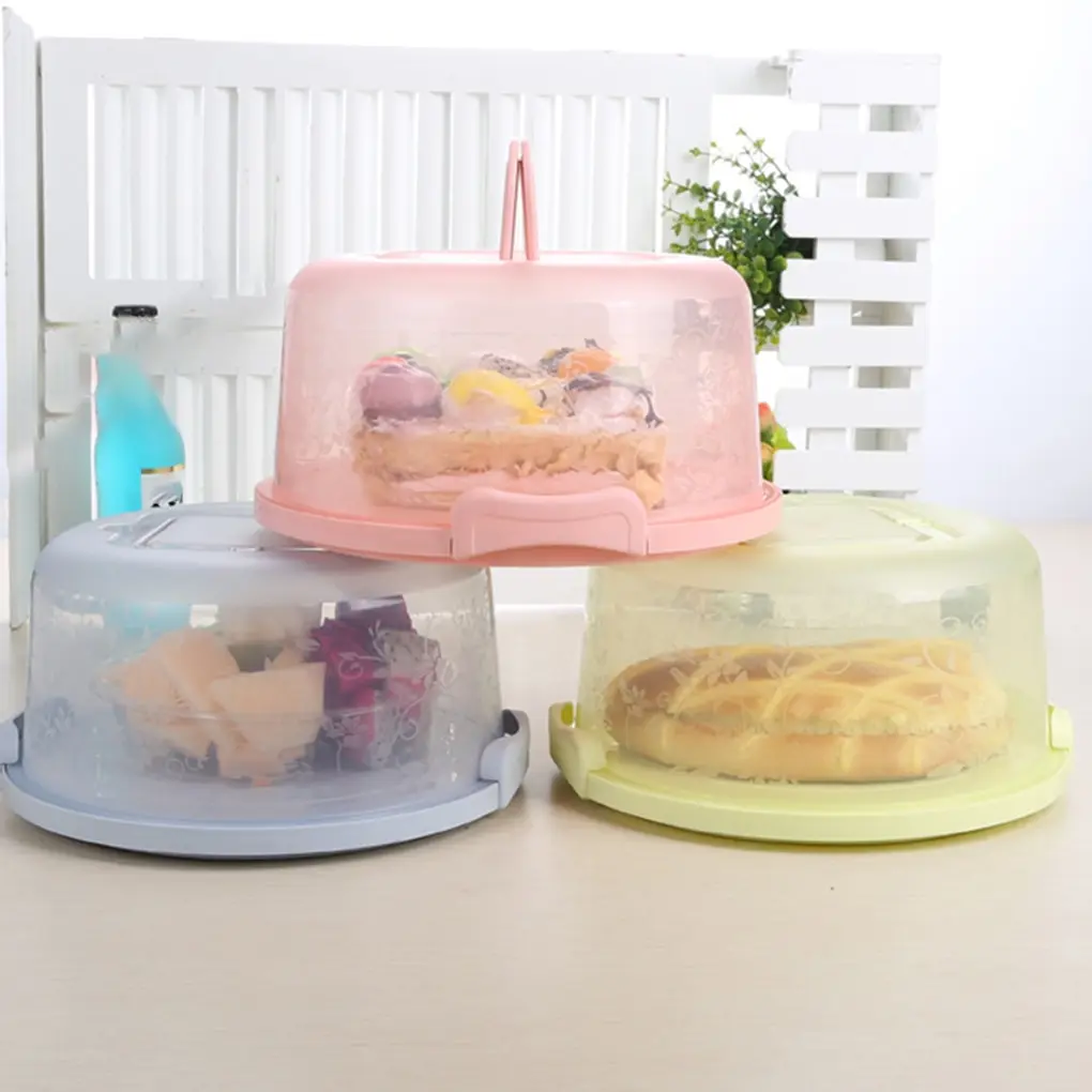 1PC Dessert Container Cover Case Plastic Round Cake Box Carrier Handle Pastry Storage Holder Cake Accessories
1PC Dessert Container Cover Case Plastic Round Cake Box Carrier Handle Pastry Storage Holder Cake Accessories