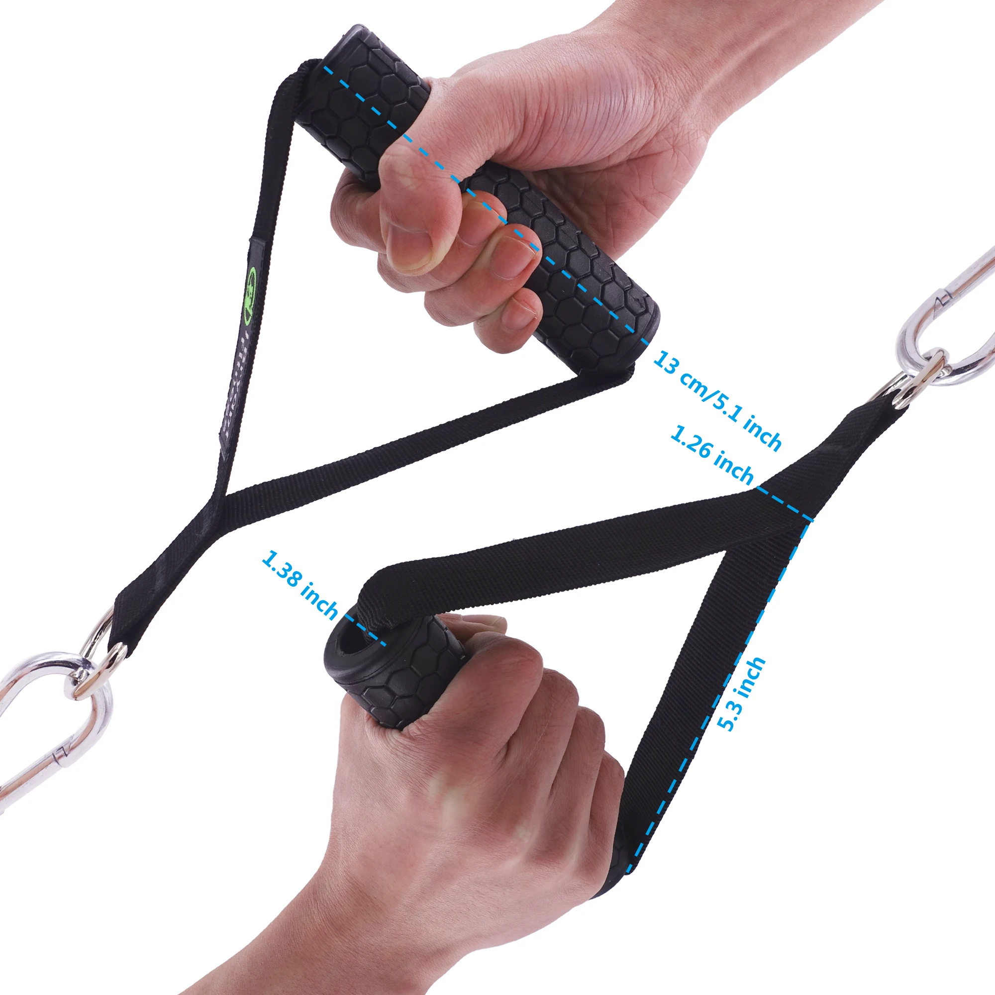 1 Pair Gym Resistance Bands Handles Anti-slip Grip Strong Nylon Webbing Fitness Heavy Duty Cable Machine Workout Equipment
1 Pair Gym Resistance Bands Handles Anti-slip Grip Strong Nylon Webbing Fitness Heavy Duty Cable Machine Workout Equipment