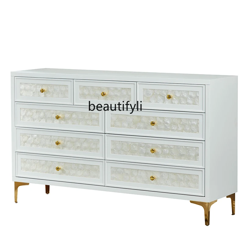 Cxh sideboard, porch cabinet, storage and decoration cabinet, shell bedside table, chest of drawers
Cxh sideboard, porch cabinet, storage and decoration cabinet, shell bedside table, chest of drawers