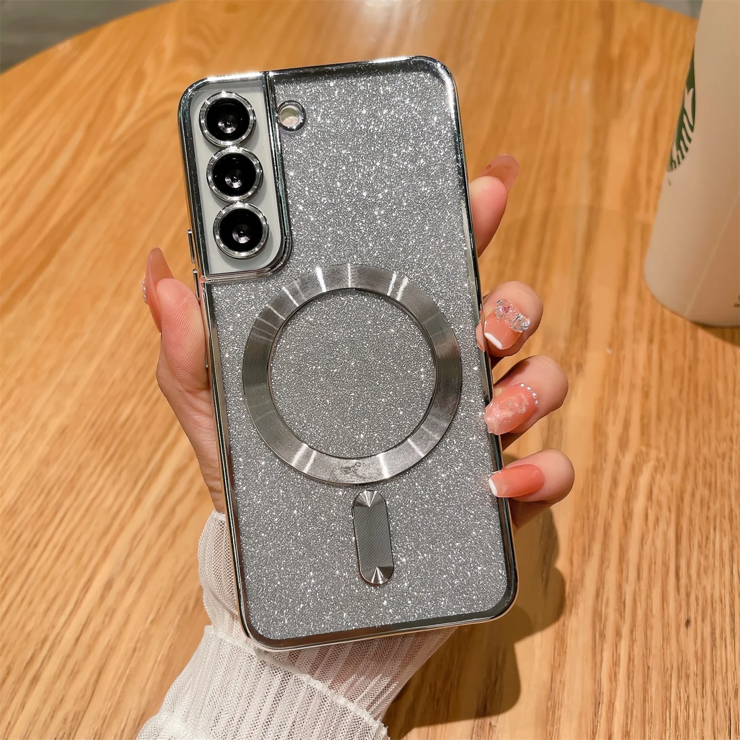 Luxury Plating Magnetic Glitter For Magsafe Wireless Charging Case For Samsung Galaxy S23 S22 S21 Ultra Plus Shockproof Cover
Luxury Plating Magnetic Glitter For Magsafe Wireless Charging Case For Samsung Galaxy S23 S22 S21 Ultra Plus Shockproof Cover