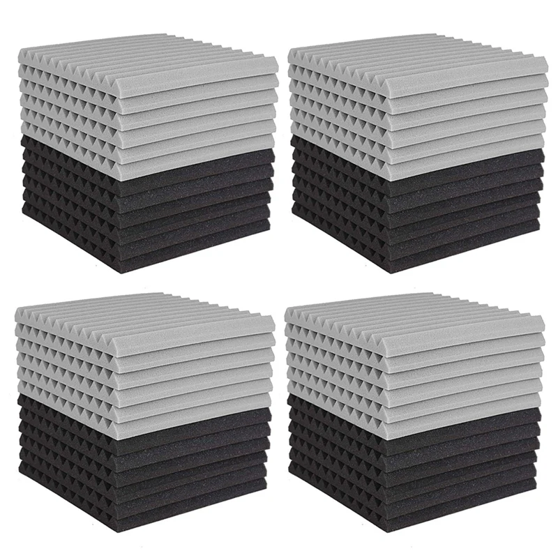 48 Pcs Acoustic Foam Board,Studio Wedge Tile,Acoustic Foam Soundproof Pyramid Studio Treatment Wall Panel 2.5X30x30cm
48 Pcs Acoustic Foam Board,Studio Wedge Tile,Acoustic Foam Soundproof Pyramid Studio Treatment Wall Panel 2.5X30x30cm
