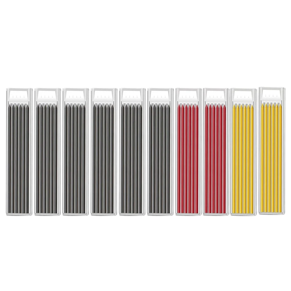 60pcs/set Solid Carpenter Pencil Refill Replaceor Deep Holes Mechanical Pencil Marker Marking Woodworking Tool Carpentry Scriber
60pcs/set Solid Carpenter Pencil Refill Replaceor Deep Holes Mechanical Pencil Marker Marking Woodworking Tool Carpentry Scriber