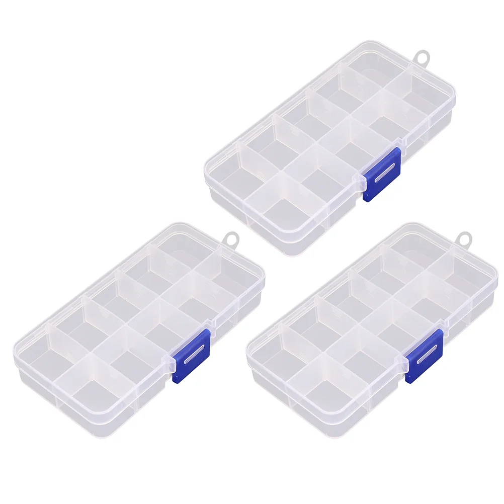 3 Pcs Jewelry Accessories Storage Box Collection Case Container Earrings Plastic Clear
3 Pcs Jewelry Accessories Storage Box Collection Case Container Earrings Plastic Clear