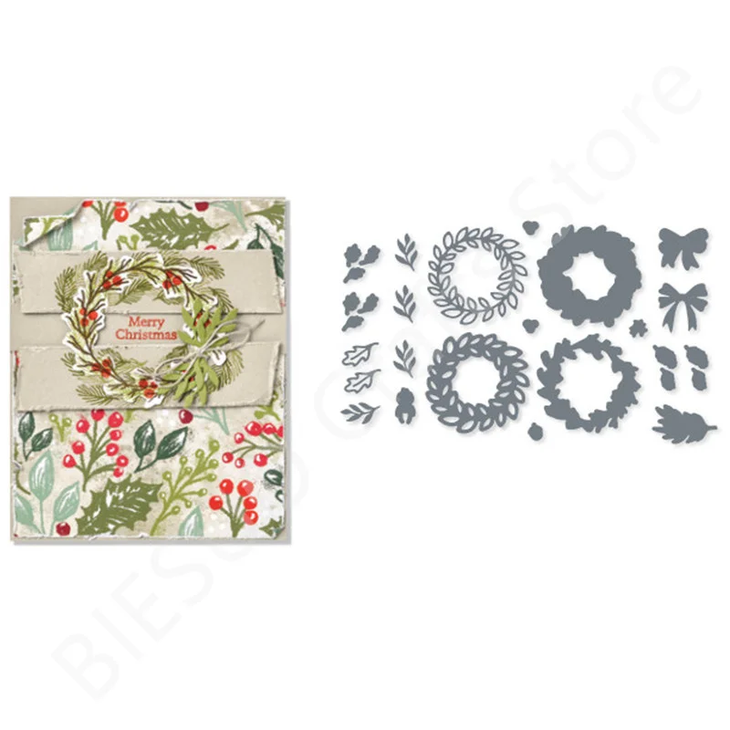 COTTAGE WREATH Stamps and Metal Cutting Dies 2022 New DIY Craft Scrapbooking Album Handmade Embossing Christmas Decoration Cards
COTTAGE WREATH Stamps and Metal Cutting Dies 2022 New DIY Craft Scrapbooking Album Handmade Embossing Christmas Decoration Cards