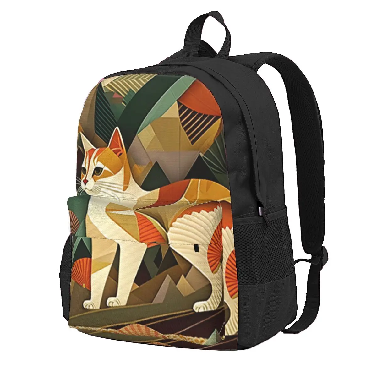 Cat Backpack Women Men Modern Art Style Durable Backpacks Polyester Pretty School Bags Travel Custom Rucksack 
Cat Backpack Women Men Modern Art Style Durable Backpacks Polyester Pretty School Bags Travel Custom Rucksack