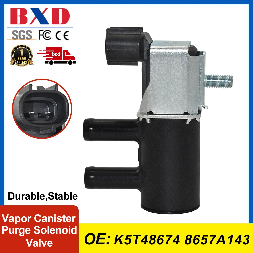 Vapor Canister Purge Solenoid Valve K5T48674 8657A143 For Mitsubishi Car Accessories Auto Parts High Quality 
Vapor Canister Purge Solenoid Valve K5T48674 8657A143 For Mitsubishi Car Accessories Auto Parts High Quality