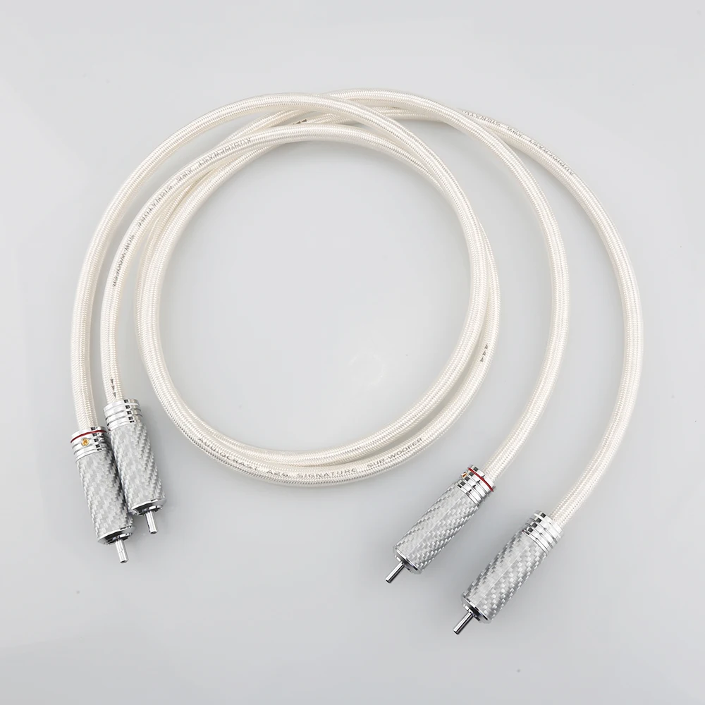 Кабель RCA с посеребренным покрытием OFC, аналоговый аудиокабель RCA с разъемом из углеродного волокна, кабель RCA для подключения HiFi, аудиоподпи... 
Кабель RCA с посеребренным покрытием OFC, аналоговый аудиокабель RCA с разъемом из углеродного волокна, кабель RCA для подключения HiFi, аудиоподпи...
