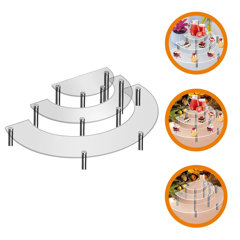 1 Set of Party Cake Holder Desktop Cake Display Tray Stackable Cake Stand Dessert Supply
1 Set of Party Cake Holder Desktop Cake Display Tray Stackable Cake Stand Dessert Supply