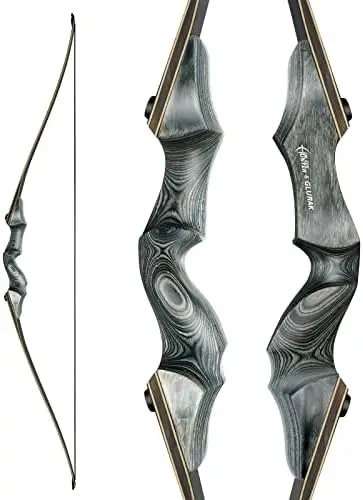 Takedown Longbow, 60" Wooden Archery Bow Hunting Bow - Right Hand Bow for Beginner Training Practice, 25-60lb
Takedown Longbow, 60" Wooden Archery Bow Hunting Bow - Right Hand Bow for Beginner Training Practice, 25-60lb