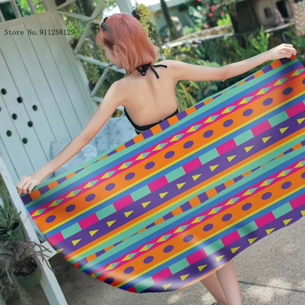Colorful Stripe Beach Towel Bohemia Beautiful Dry Towel Beach Towel Rectangular Absorbent Large Home Decor Kitchen Travel Women
Colorful Stripe Beach Towel Bohemia Beautiful Dry Towel Beach Towel Rectangular Absorbent Large Home Decor Kitchen Travel Women