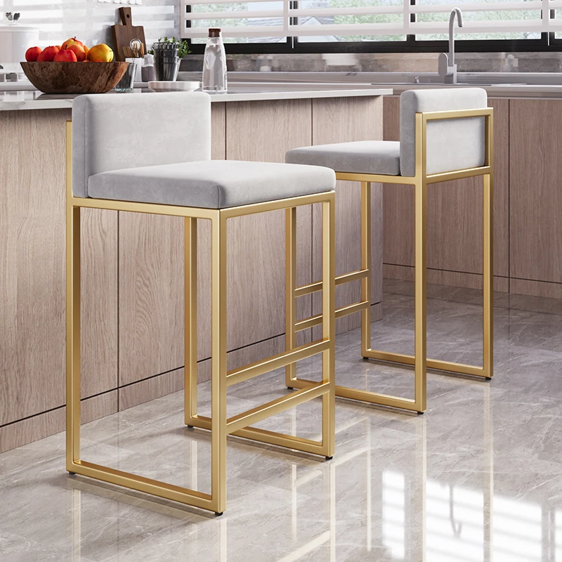 Minimalist High Stools Dining Chairs Reception Nordic Design Dining Chairs Backrest Muebles De Cocina Household Items WZ50DC
Minimalist High Stools Dining Chairs Reception Nordic Design Dining Chairs Backrest Muebles De Cocina Household Items WZ50DC