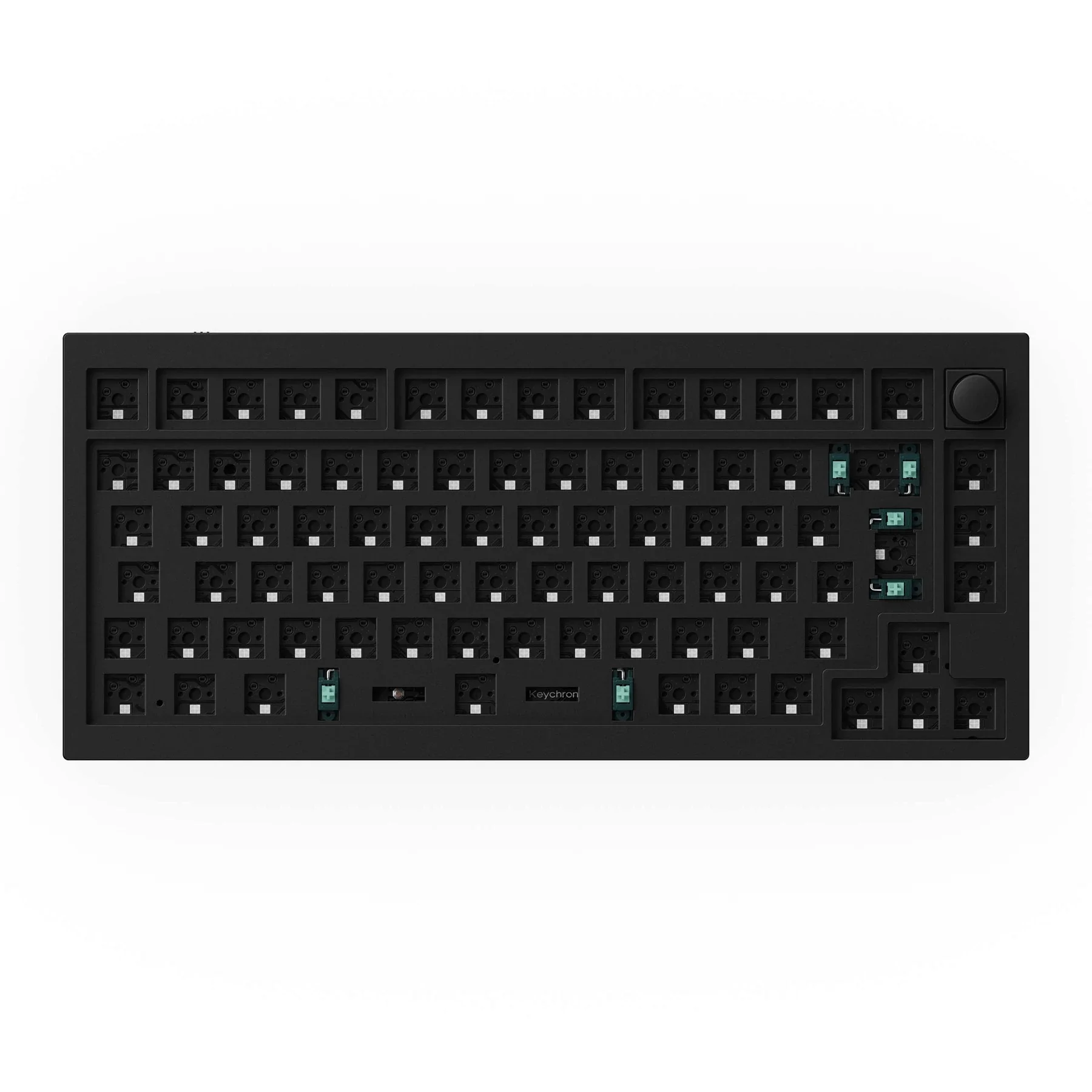 

Keychron Q1 V2 Barebone ISO Knob QMK Custom Mechanical Keyboard 75% Layout Type-C Wired Keyboards for Mac Windows