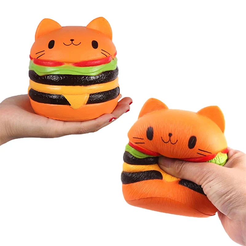 Decompression Toys Giant Cat Face Burger Soft Simulation PU Squeeze Toys Decompression Children's Toys Christmas Gift
Decompression Toys Giant Cat Face Burger Soft Simulation PU Squeeze Toys Decompression Children's Toys Christmas Gift