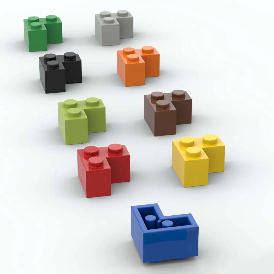 10 шт., детали MOC 2357, Кирпич 2x2, совместимые Угловые кирпичи, сборные строительные блоки «сделай сам», частицы, Детский развивающий игрушечный подарок
10 шт., детали MOC 2357, Кирпич 2x2, совместимые Угловые кирпичи, сборные строительные блоки «сделай сам», частицы, Детский развивающий игрушечный подарок