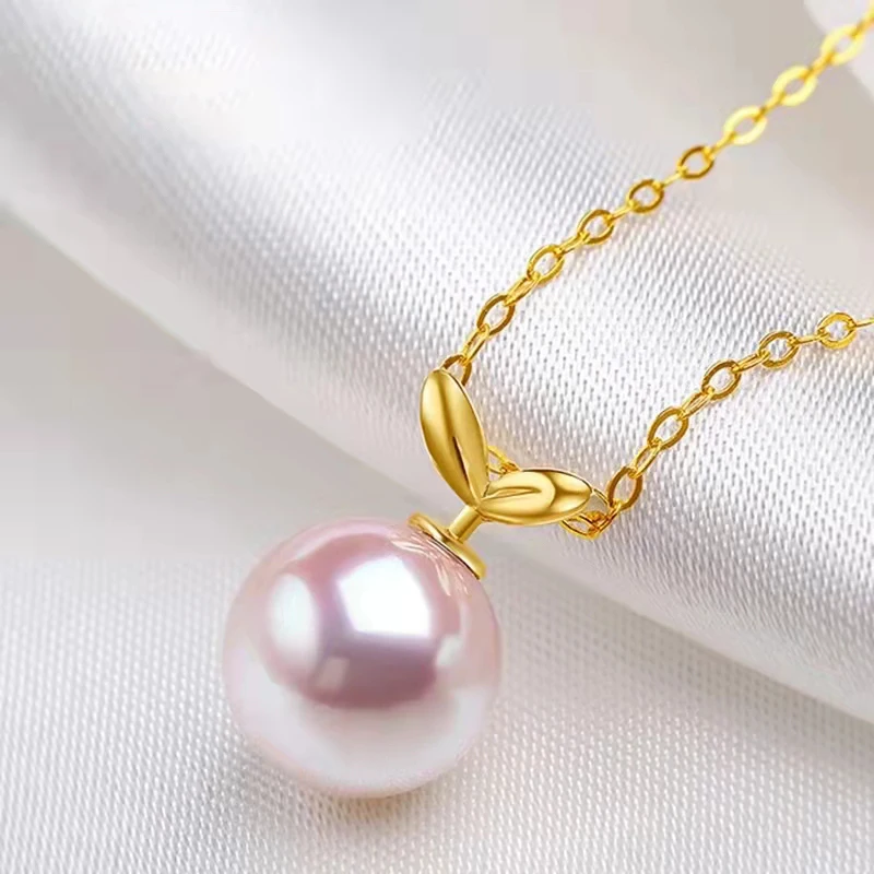 YTYIN Fine Jewelry Real 18K Gold Pearl Necklace Pure Au750 Japanese Seawater Akoya Gifts For Women
YTYIN Fine Jewelry Real 18K Gold Pearl Necklace Pure Au750 Japanese Seawater Akoya Gifts For Women