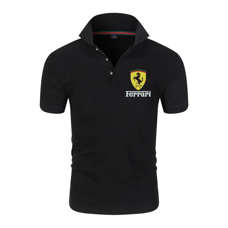 2022 summer men's ferrari logo car polo casual short sleeve solid color classic tshirt unisex man outdoor tops t shirt
2022 summer men's ferrari logo car polo casual short sleeve solid color classic tshirt unisex man outdoor tops t shirt