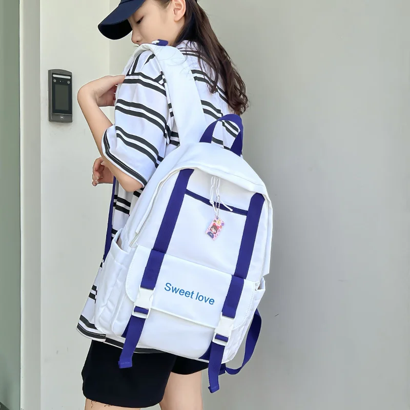 

Новый продукт, женский рюкзак большой емкости, стильный удобный модный школьный портфель для девушек, водонепроницаемая дорожная сумка, крутая