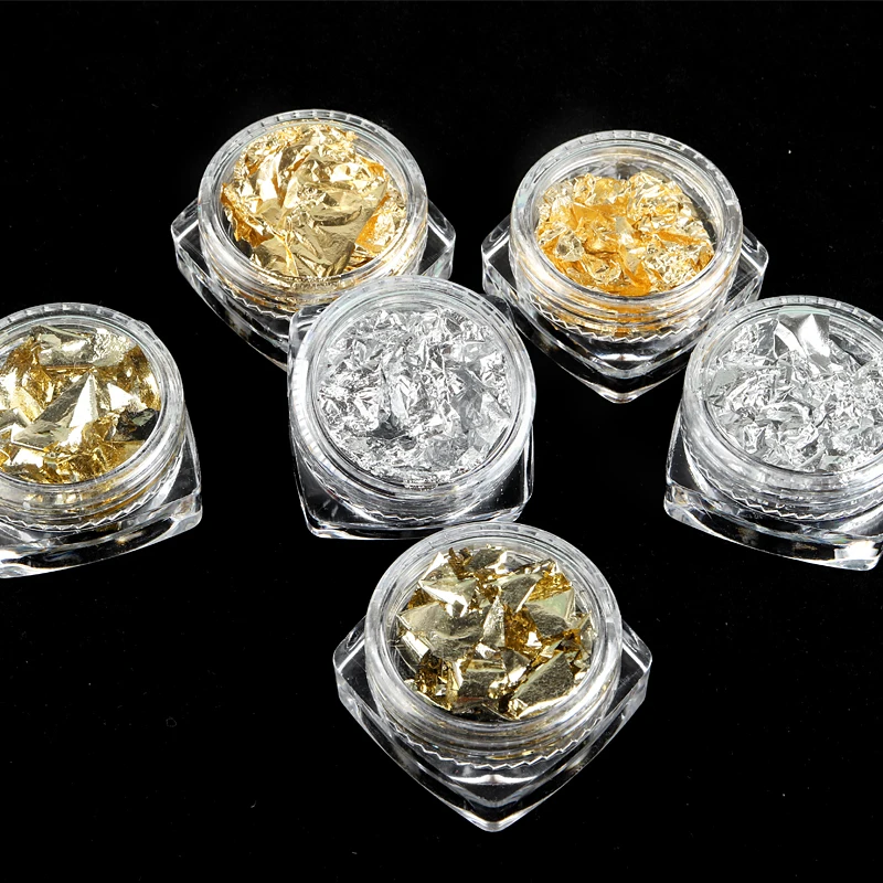 6 Boxes Shimmer Metallic Gold Leaf Foil Flakes Glitter For Resin Art Pigment Colorant UV Resin Epoxy Jewelry Making Nail Foil
6 Boxes Shimmer Metallic Gold Leaf Foil Flakes Glitter For Resin Art Pigment Colorant UV Resin Epoxy Jewelry Making Nail Foil