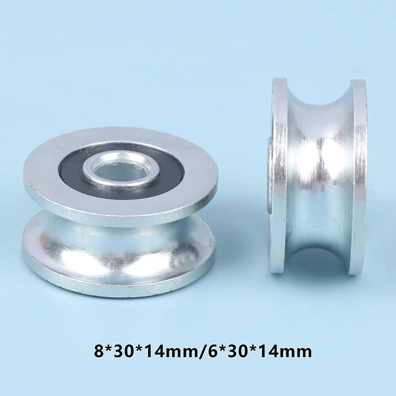 8*30*14mm Rolling Bearing Pulley Wheel, U Grooved Wheel, 6x30x14mm Track Guide Wheel/Rolling Wheel Anti-rust
8*30*14mm Rolling Bearing Pulley Wheel, U Grooved Wheel, 6x30x14mm Track Guide Wheel/Rolling Wheel Anti-rust