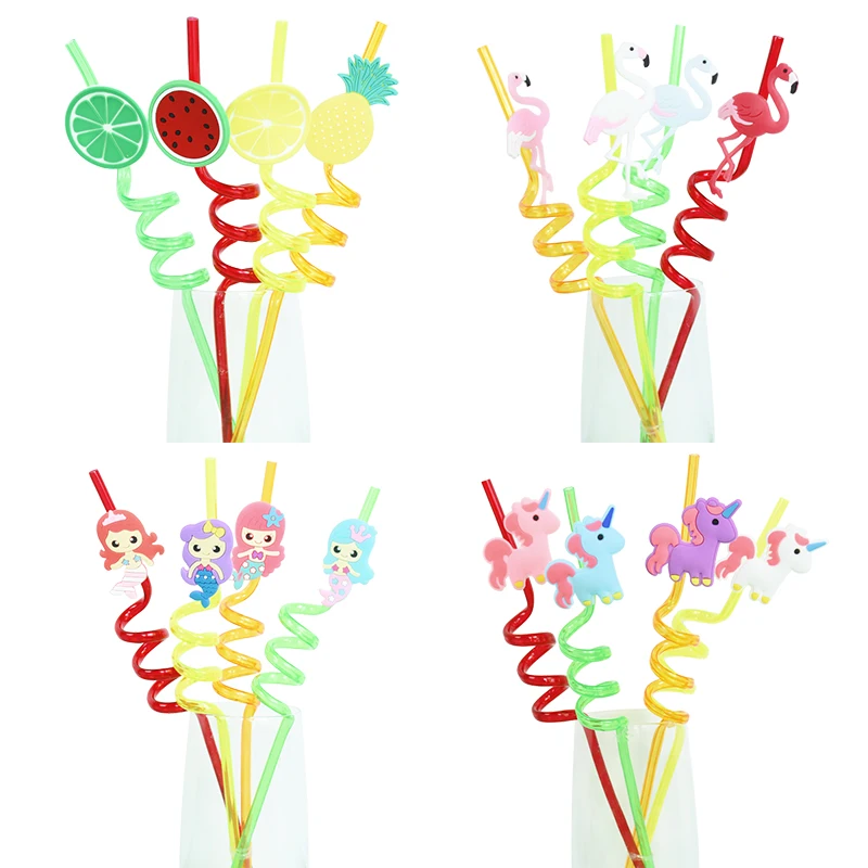 4pcs 27cm Reusable Unicorn Straw Cartoon Mermaid Flamingo Fruit Drinking Straws Birthday Party Decorations Baby Shower Supplies
4pcs 27cm Reusable Unicorn Straw Cartoon Mermaid Flamingo Fruit Drinking Straws Birthday Party Decorations Baby Shower Supplies