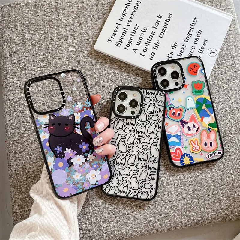 Cartoon Cat Flower Acrylic Frame Transparent Phone Case Cover for IPhone 11 12 13 14 Pro Max Case for IPhone 14 Pro Max 
Cartoon Cat Flower Acrylic Frame Transparent Phone Case Cover for IPhone 11 12 13 14 Pro Max Case for IPhone 14 Pro Max