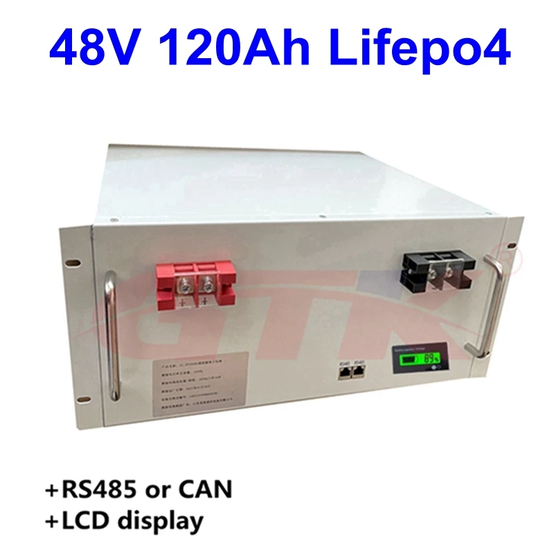 48V 51.2v 120AH lifepo4 Battery bluetooth RS485 Communication for Hybird inverter Solar system UPS +10A charger
48V 51.2v 120AH lifepo4 Battery bluetooth RS485 Communication for Hybird inverter Solar system UPS +10A charger