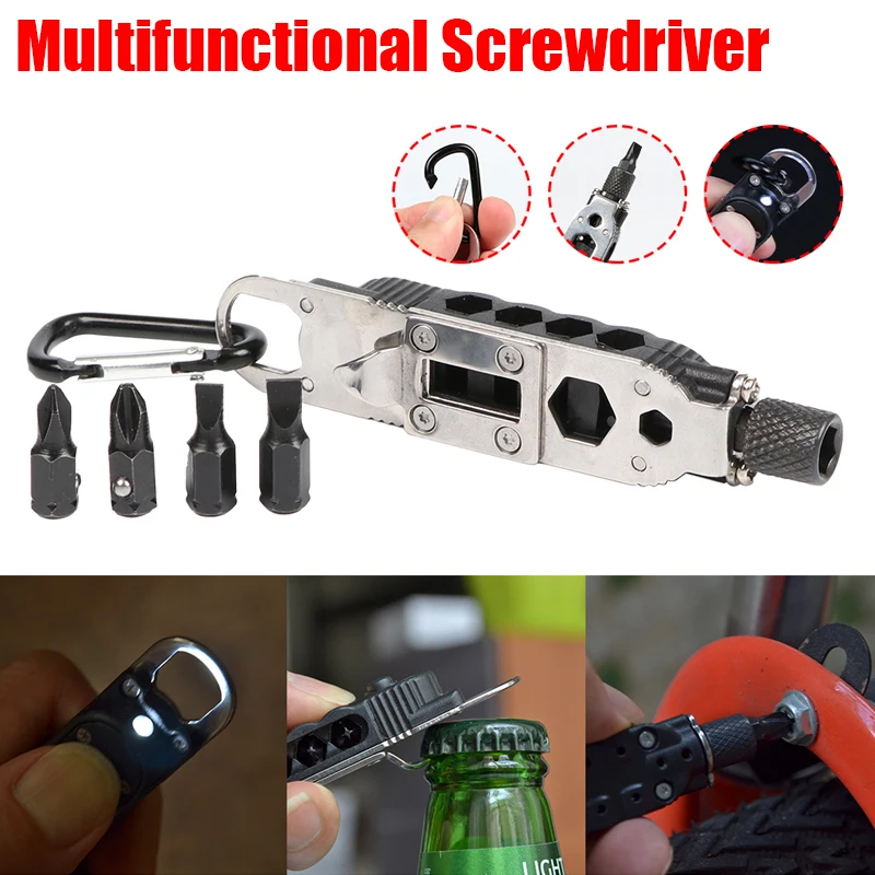 New Portable EDC Outdoor Camping Multifunctional Screwdriver Keychain Mini Tools With LED Light Bottle Opener Hand Tools
New Portable EDC Outdoor Camping Multifunctional Screwdriver Keychain Mini Tools With LED Light Bottle Opener Hand Tools