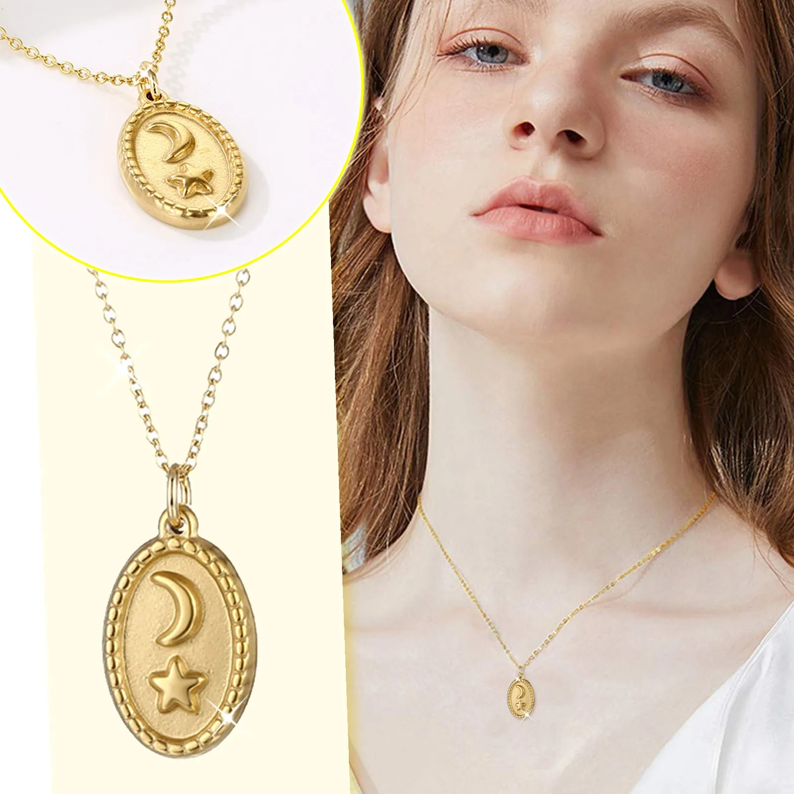 Steel Special Gifts Fashion Stainless And For Women Pendants Moon Design Jewelry Graduation Jewelry Star Pendants Necklaces #50
Steel Special Gifts Fashion Stainless And For Women Pendants Moon Design Jewelry Graduation Jewelry Star Pendants Necklaces #50