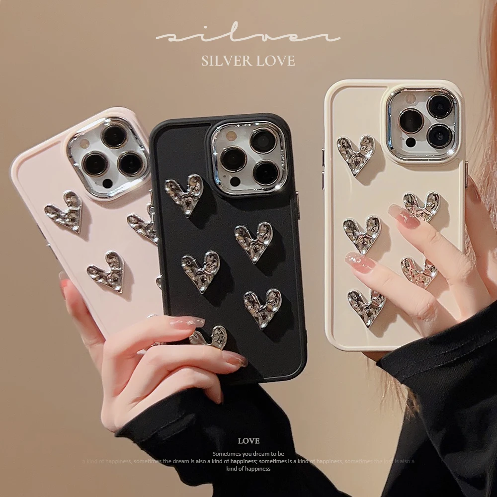 USLION Luxury Wrinkled Love Heart Phone Protection Case For iPhone 14 13 12 11 Pro Max X XR XS 7 8 Plus Plating Lens Phone Cover
USLION Luxury Wrinkled Love Heart Phone Protection Case For iPhone 14 13 12 11 Pro Max X XR XS 7 8 Plus Plating Lens Phone Cover