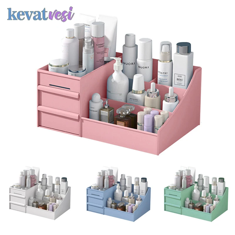 Cosmetic Storage Box Large Capacity Desktop Makeup Organizer Drawer Jewelry Lipstick Makeup Container Sundries Storage Box
Cosmetic Storage Box Large Capacity Desktop Makeup Organizer Drawer Jewelry Lipstick Makeup Container Sundries Storage Box