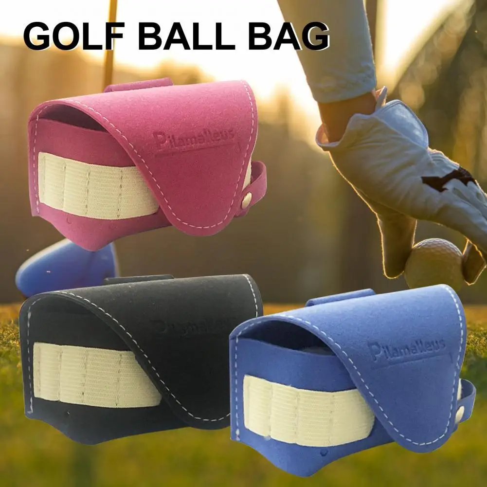 Golf Ball Tee Bag Lightweight Bright Color Faux Leather Waist Golf Bag With Buckle for Outdoor
Golf Ball Tee Bag Lightweight Bright Color Faux Leather Waist Golf Bag With Buckle for Outdoor