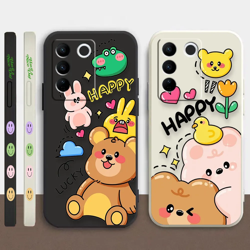 Case For VIVO S1 S5 S6 S7 S9 S9E S12 S15 S16E T1 T2X V15 V21 PRO 5G Colour Simple Liquid Silicone Case Cute Panda Rabbit
Case For VIVO S1 S5 S6 S7 S9 S9E S12 S15 S16E T1 T2X V15 V21 PRO 5G Colour Simple Liquid Silicone Case Cute Panda Rabbit