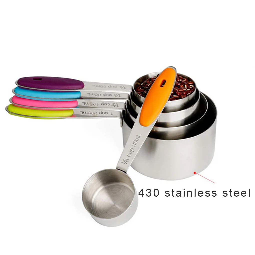 10 Piece Measuring Cups Measuring Spoons Set Stainless Steel Measuring Cup Spoon for Baking Tea Coffee Kitchen Measuring Tools
10 Piece Measuring Cups Measuring Spoons Set Stainless Steel Measuring Cup Spoon for Baking Tea Coffee Kitchen Measuring Tools