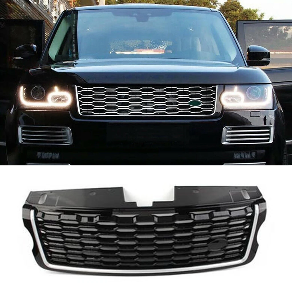 

Glossy black Car Front Bumper Grille For Land Rover Range Rover Vogue L405 2013 2014 2015 2016 2017 Car Accessories