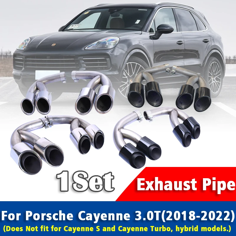 Stainless Steel Exhaust Pipe Muffler Tailpipe Muffler Tip Rear Tail Throat For Porsche Cayenne 3.0T 2018 2019 2020 2021 2022
Stainless Steel Exhaust Pipe Muffler Tailpipe Muffler Tip Rear Tail Throat For Porsche Cayenne 3.0T 2018 2019 2020 2021 2022