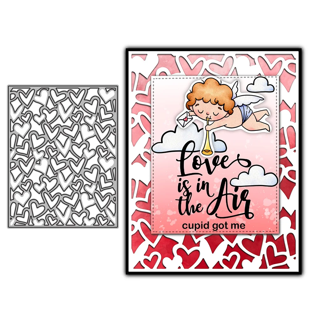 MangoCraft Hollow Hearts Background Metal Cutting Dies Valentine's Day Gifts Embossed DIY Scrapbooking Cut Dies For Cards
MangoCraft Hollow Hearts Background Metal Cutting Dies Valentine's Day Gifts Embossed DIY Scrapbooking Cut Dies For Cards