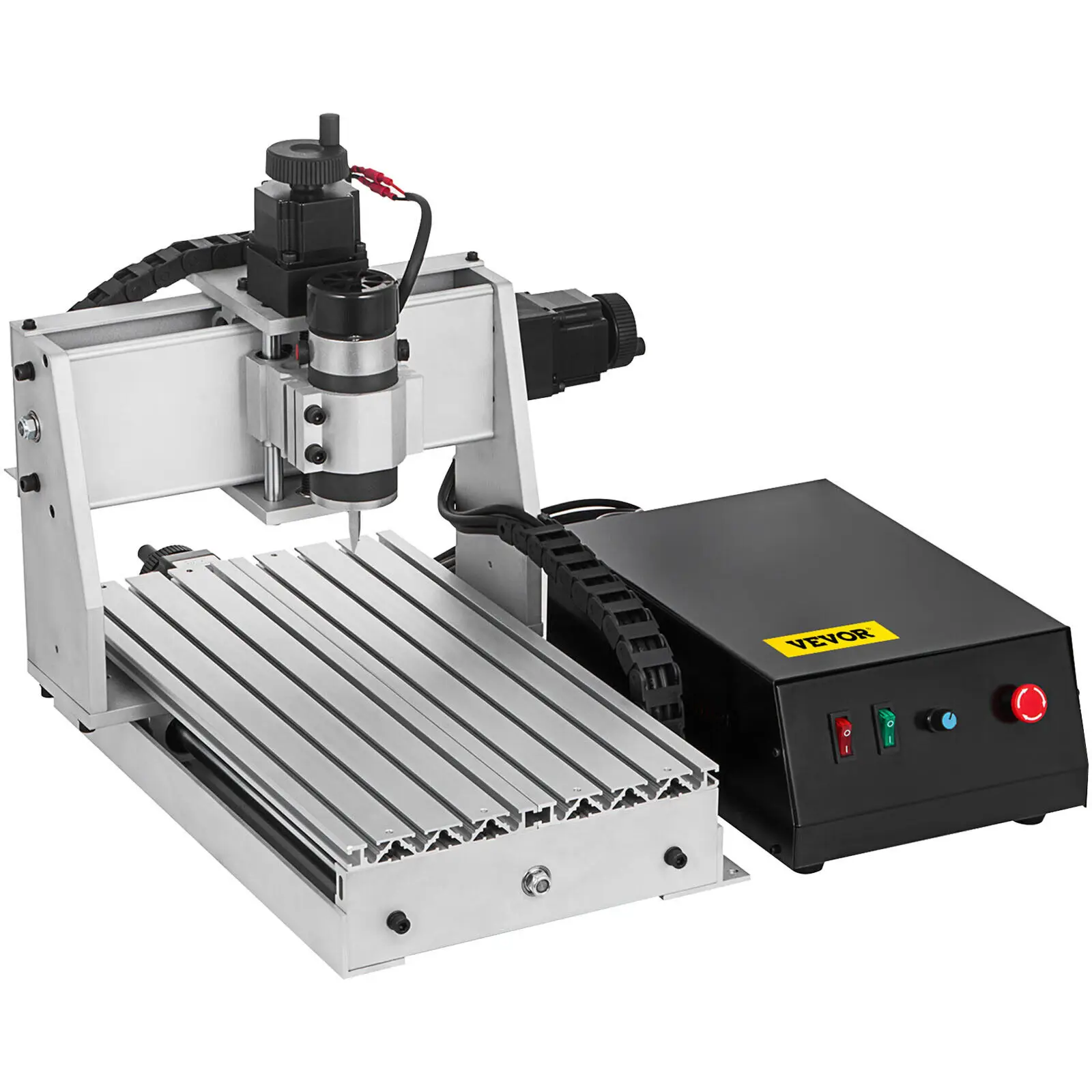 VEVOR Upgrade 3/4 Axis CNC Router 3020/3040/ 6040 Laser Engraver CNC Router Engraving Drilling Milling Machine for DIY
VEVOR Upgrade 3/4 Axis CNC Router 3020/3040/ 6040 Laser Engraver CNC Router Engraving Drilling Milling Machine for DIY