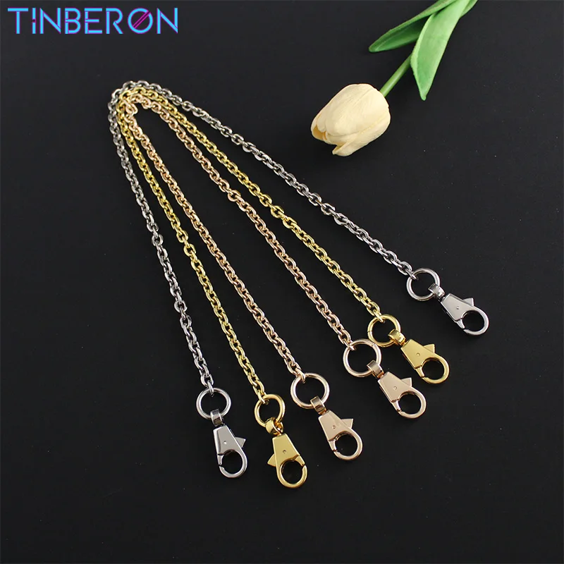 

TINBERON Bag Chain Accessories Metal Extension Chains Strap Underarm Crossbody Shoulder Bag Strap Women's Purse Chain Bag Straps