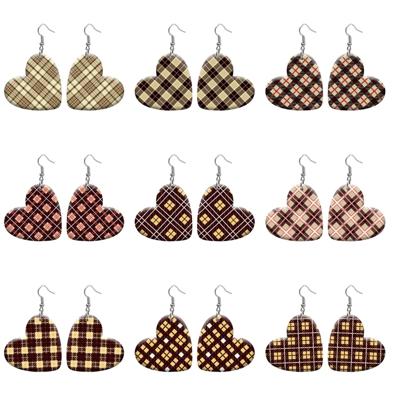 Coffee Patchwork Pattern DIY Heart Resin Hook Earrings For Women Jewelry Y2K Piercing Ear Drop Dangle Accessories Gift For Girls
Coffee Patchwork Pattern DIY Heart Resin Hook Earrings For Women Jewelry Y2K Piercing Ear Drop Dangle Accessories Gift For Girls
