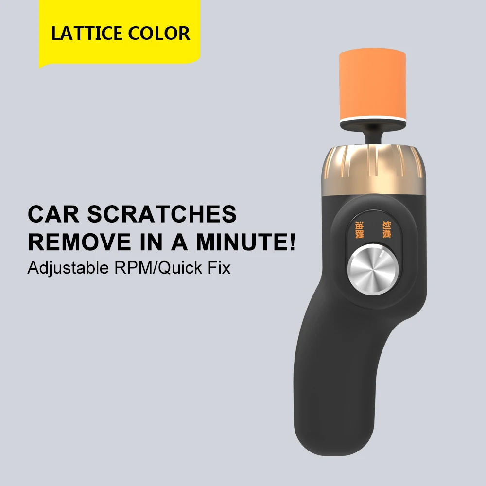 12V Wireless Car Polisher Cordless Mini Car Polishing Machine Scratch Remover Tool Adjustable Speed Oil film removal
12V Wireless Car Polisher Cordless Mini Car Polishing Machine Scratch Remover Tool Adjustable Speed Oil film removal