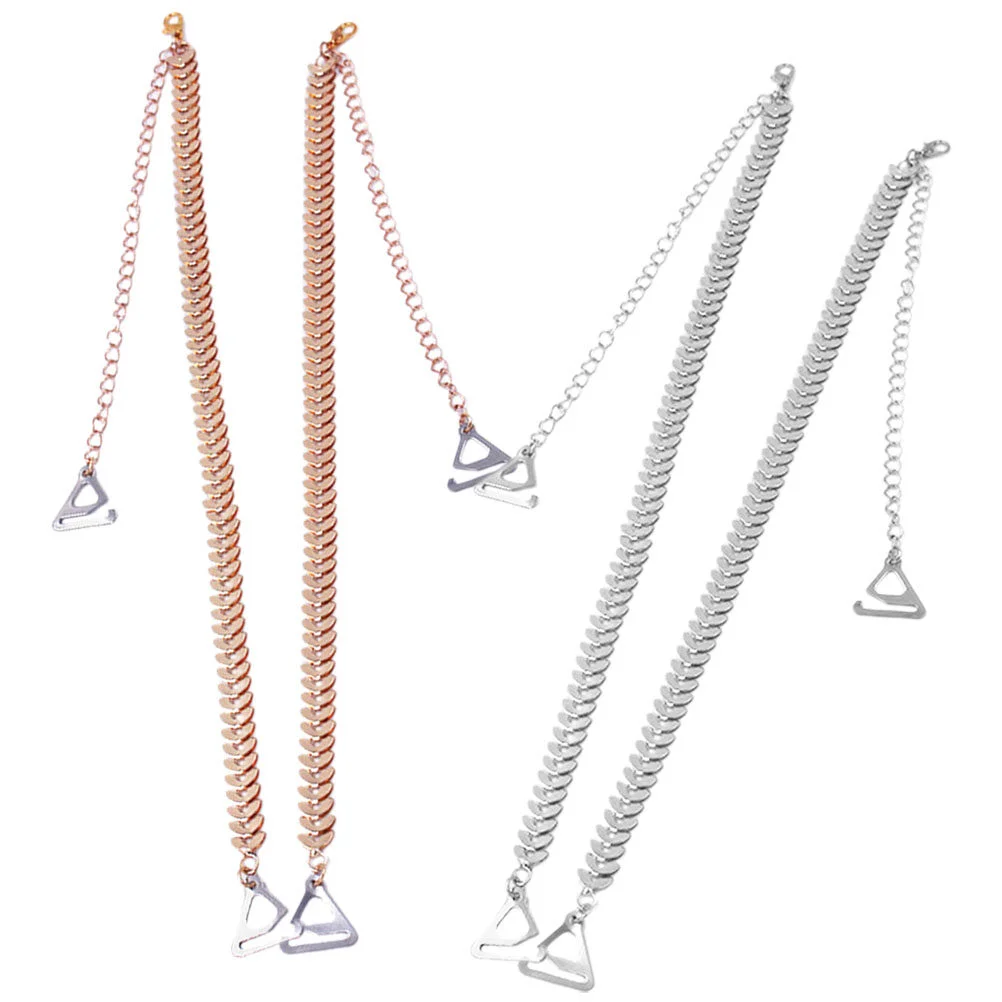 2 Pairs Strap Straps Replacement Shoulder Metal Chain Invisible Dress Accessories Strapless Decorative
2 Pairs Strap Straps Replacement Shoulder Metal Chain Invisible Dress Accessories Strapless Decorative