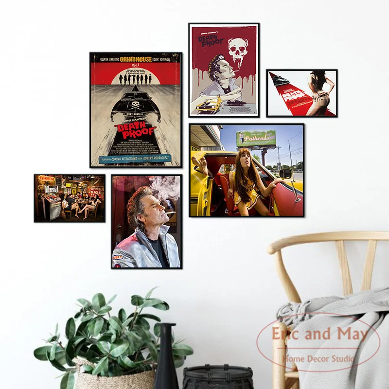 DEATH Proof Classic Movie Canvas Paintings Poster Print Nordic Wall Art Picture Home Decor
DEATH Proof Classic Movie Canvas Paintings Poster Print Nordic Wall Art Picture Home Decor