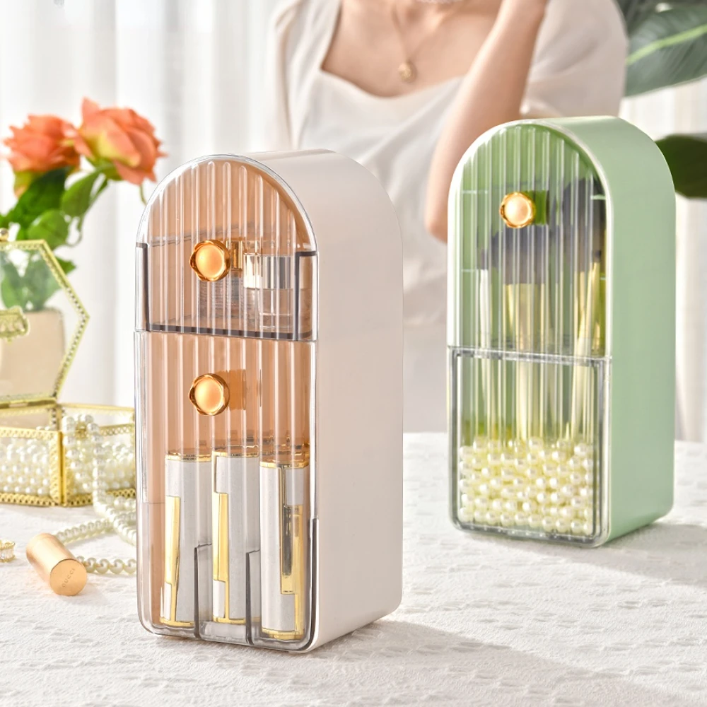 Nordic Dresser Desktop Storage Box Makeup Cosmetics Organizing Box with Cover Makeup Brush Storage Box Lip Glaze Lipstick Shelf
Nordic Dresser Desktop Storage Box Makeup Cosmetics Organizing Box with Cover Makeup Brush Storage Box Lip Glaze Lipstick Shelf