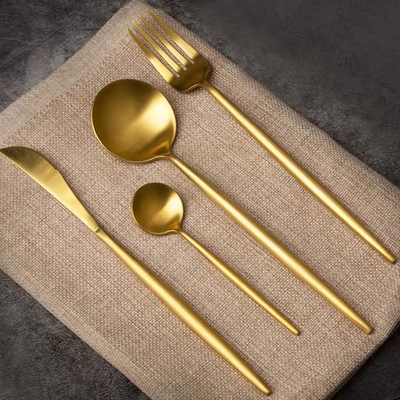 4pcs Gold Western Dinnerware Set Knife Fork Spoon Flatware Set Stainless Steel Cutlery Set Silverware Set Utensils For Kitchen
4pcs Gold Western Dinnerware Set Knife Fork Spoon Flatware Set Stainless Steel Cutlery Set Silverware Set Utensils For Kitchen