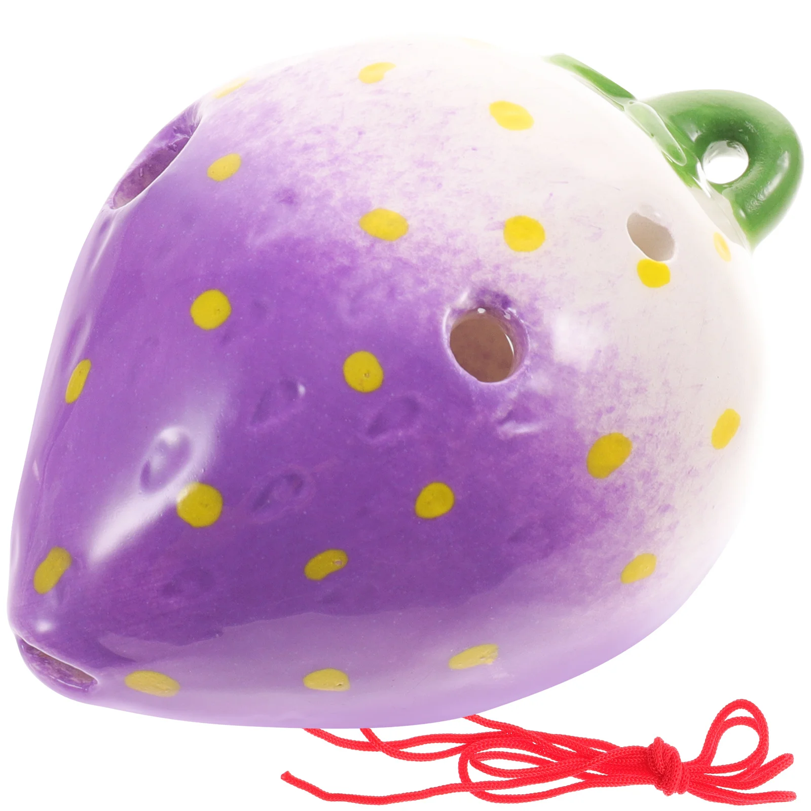Fruit Ocarina Child Strawberry Toys 6 Hole Pendant Ceramics Beginners Practice Wind Instrument
Fruit Ocarina Child Strawberry Toys 6 Hole Pendant Ceramics Beginners Practice Wind Instrument