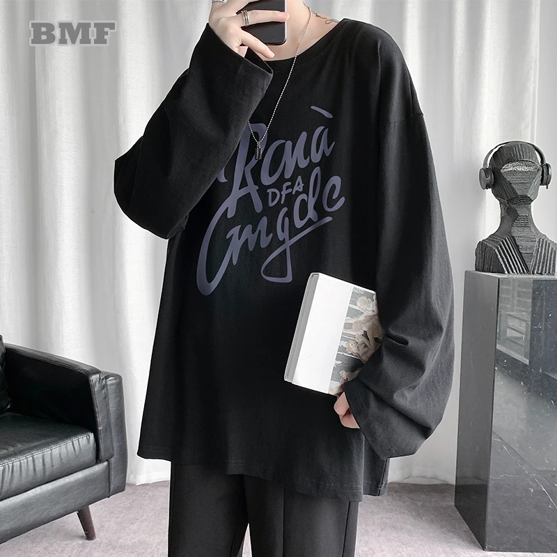 2022 Spring Autumn Plus Size Loose Long Sleeve Top Korean Oversized Couple T Shirt Kpop Ulzzang Letter Print Pullover Streetwear
2022 Spring Autumn Plus Size Loose Long Sleeve Top Korean Oversized Couple T Shirt Kpop Ulzzang Letter Print Pullover Streetwear