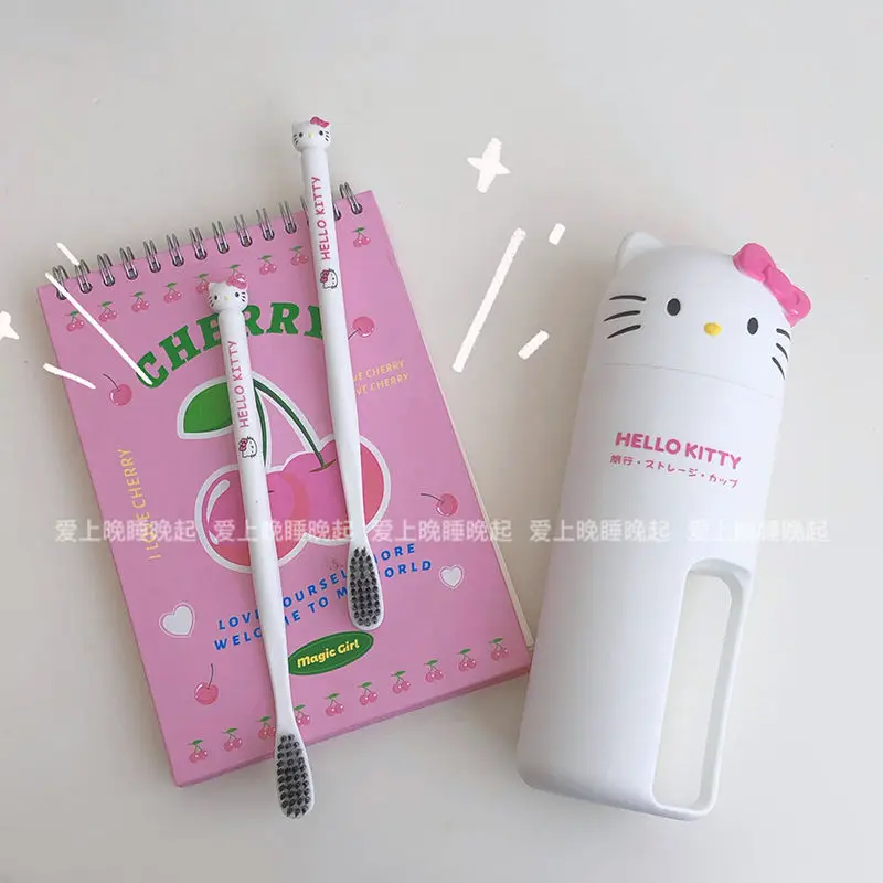 Hellokittys Kawaii Sanrio чашка для полоскания рта милый мультфильм аниме портативный набор мягкие волосы зубная щетка для взрослых детей чашка подарок для девочек
Hellokittys Kawaii Sanrio чашка для полоскания рта милый мультфильм аниме портативный набор мягкие волосы зубная щетка для взрослых детей чашка подарок для девочек