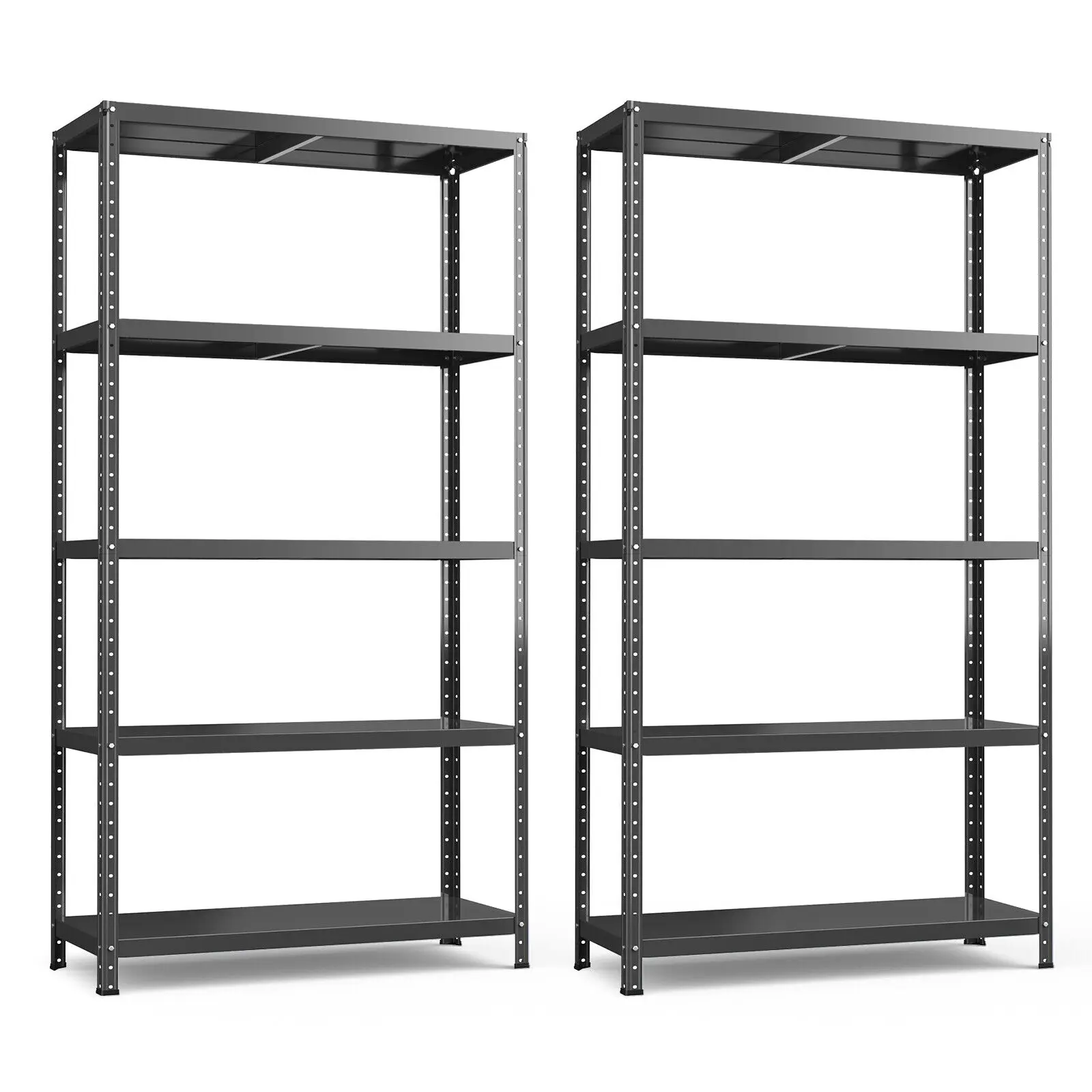 Costway 2PCS 5-Tier Metal Shelving Unit Adjustable Heavy-Duty Utility Storage Rack Black
Costway 2PCS 5-Tier Metal Shelving Unit Adjustable Heavy-Duty Utility Storage Rack Black