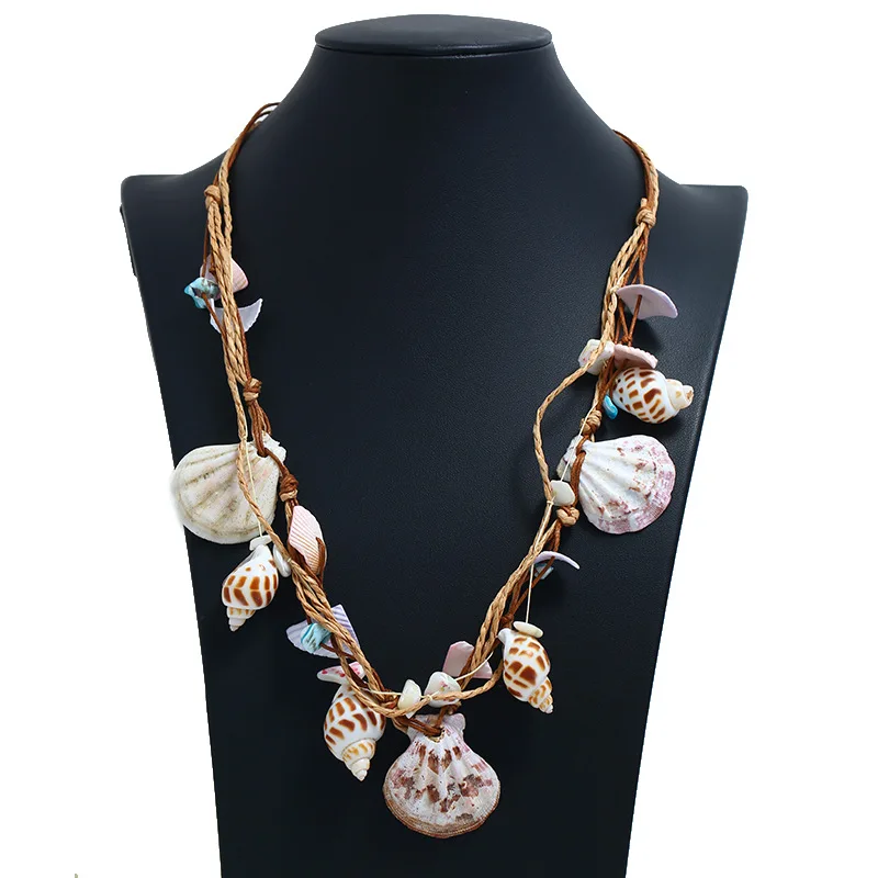 Bohemian Natural Sea Shells Necklaces for Women Handmade Pearl Chain Necklaces Fashion Female Summer Beach Travel Jewelry Gift
Bohemian Natural Sea Shells Necklaces for Women Handmade Pearl Chain Necklaces Fashion Female Summer Beach Travel Jewelry Gift