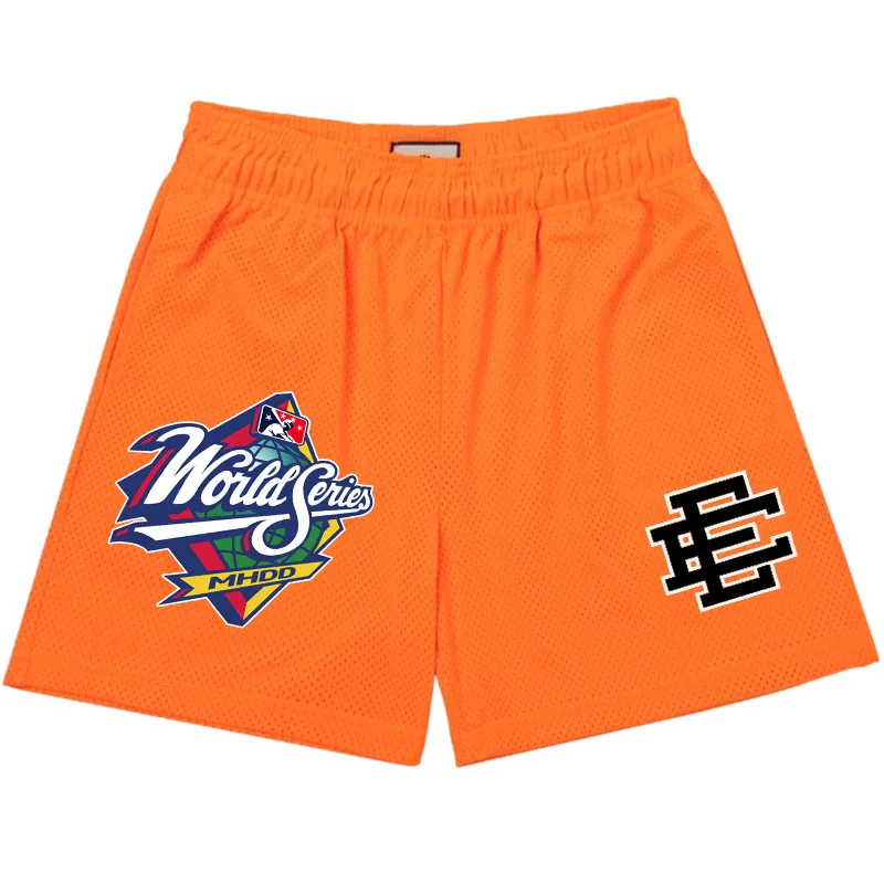

EE tide brand shorts fitness sports pants mesh breathable quarters baseball major league beach pants basketball pants